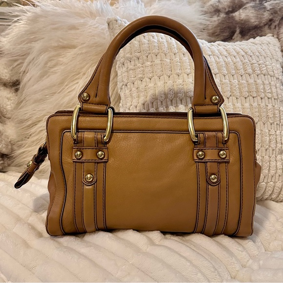 Vintage Banana Republic Camel Leather Satchel | Style 546453 | 2008 | - Picture 4 of 16